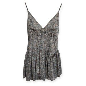 Sundae Muse Floral Drop Waist Mini Dress